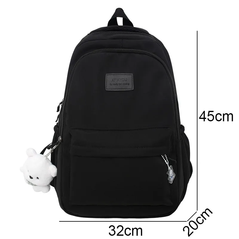 New Female Fashion Lady High Capacity Waterproof College Backpack