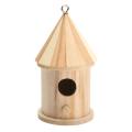 Cute New Wooden Bird House Birdhouse Hanging Nest Nesting Box For Home Garden Decor.