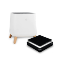 Sqair Chemical Warfare Smart Air Purifier with HEPA (H12) and Carbon Filter for Home and Office | Formaldehyde Odor and Smoke Removal Air Purifier for Kitchen and Room | Bedroom and Living Room Air Purifier for Pollen and Dust Allergies.
