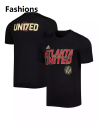 Fashions adidas | Men's Black Atlanta United FC Team Jersey Hook AEROREADY T-shirt. 