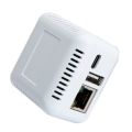 2024 New WiFi Network Wireless Print Server Networking USB 2.0 Port Fast 10/100Mbps RJ-45 LAN Port Ethernet Print Server Adapter. 