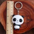 Cute Chinese Panda Keychain For Men Women Key Chain of Backpack Bag Car Pendant Plush Doll Key Ring Holder Trinkets Gift брелок. 