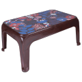 Akij Top choice-Table-Titbit Center-Rectangular Plas. Leg-Rose Wood Daisy. 