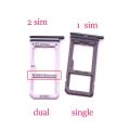 SIM Tray Sim Holder Slot Single and Dual For Samsung Galaxy S8 G950 S8 Plus G955. 