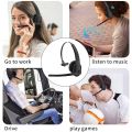 Tebe Bluetooth 5.0 Office Headphones Noice Reduction Wireless Mono Headset with Microphone For Driver Call Center Skype Office. 