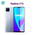 Realme C15 Tempered 2.5D Glass Screen Protector - Transparent. 