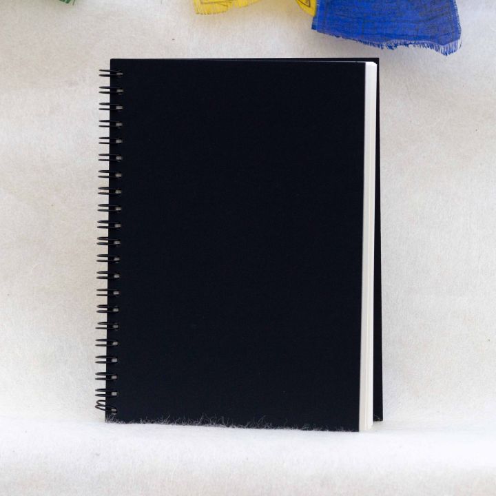 Executive Series Black Spiral Compress Notebook