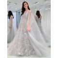 Women Off The Shoulder Long Cocktail Prom Gown Bride Dress. 