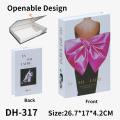 Fashion Fake Books for Decoration Can Open Coffee Table Books Storage Box Model Room Hotle Villa Home Decor Libros Decorativos.