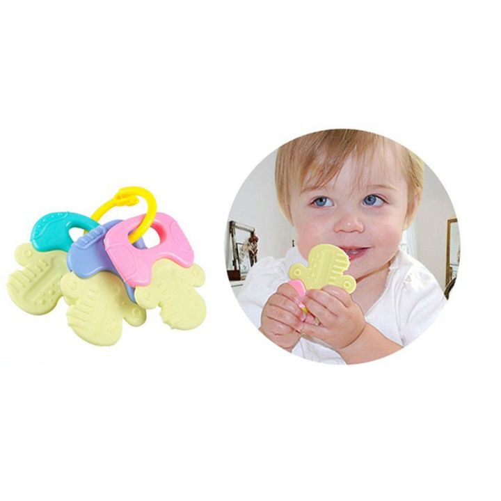 4%20Pieces%20Newborn%20Teether%20Infant%20Toys%20Early%20Learning%20New%20Born%20Wrist%20Rattle%20-%20Image%207