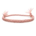 Meetvii Simple Woven Cotton Rope String Bracelet Pray Yoga Handmade Pure Color Chic Tassel Bracelet for Women 2020 New. 