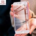 For Apple iPhone 6s White -5D Tempered Glass Screen Protector  -Transparent. 