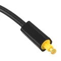 Digital SPDIF Optical Audio Splitter 2 Way Toslink Splitter Adapter 1 Input 2 Output SPDIF Optical Cable Splitter Hub. 