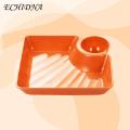 Dumpling Plate Dumpling Plate with Sauce Dish Design Versatile Easy to Clean Snacks Desserts Sushi Tray Kitchen Tableware Dumpling Party Accessory. 