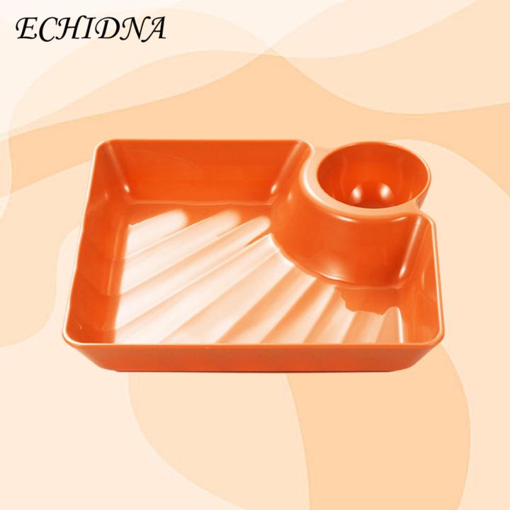Dumpling%20Plate%20Dumpling%20Plate%20with%20Sauce%20Dish%20Design%20Versatile%20Easy%20to%20Clean%20Snacks%20Desserts%20Sushi%20Tray%20Kitchen%20Tableware%20Dumpling%20Party%20Accessory%20-%20Image%203