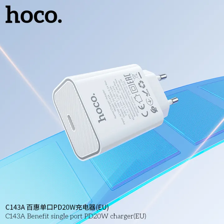 Hoco%20C143A%20PD20W%20Fast%20Charger%20Single%20port%20charging%20(EU)%20Plug%20Hoco%2020W%20Fast%20Charger%2020Watt%20PD%20Charger%2020%20Watt%20Fast%20Charger%20Adapter%20For%20iPhone%20iPad%20Apple%20all%20Smartphone%20-White%20-%20Image%202