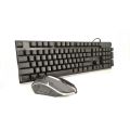 V2S KM200 Universal Combo Bundle Wired Gaming With RGB Backlight Key Mechanical Keyboard And Mouse Set. 