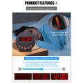 Digital Alarm Clock Intense Vibration USB Charging Large Display Bed Shaker Bedroom Clock Super Loud LED Display for Heavy Sleepers Home Use Wake-up Aid Management Auditory Impaired.