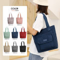 Large capacity women's bags, spring new street trend, single shoulder nylon bags, water-repellent tote bags, hand-held shopping bags. 