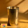 Pitol Plain Glass/Pitoler Glass -Brass Metal Glass.