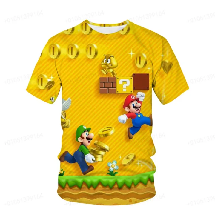 Mario%20Bros%20Tshrit%20for%20Boys%20Short%20Sleeve%20Children%20Girls%20T%20Shirts%20Kids%20Popular%20Super%20Mario%20Tops%20Tee%20Summer%20Tees%20-%20Image%202