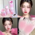 Cute Sponge Head Blush Stick Waterproof Brighten Facial Contour Powder Blush Cream Nature Lasting Cheek Lightening Korean MakeupHeadbands. 