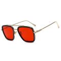 Red Vision Tony Stark Iron Man Endgame Cutout Sunglasses For Men. 