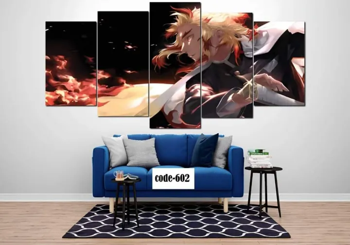 5Pcs In 1 Set Wall Canvas Art | Daraz.com.bd