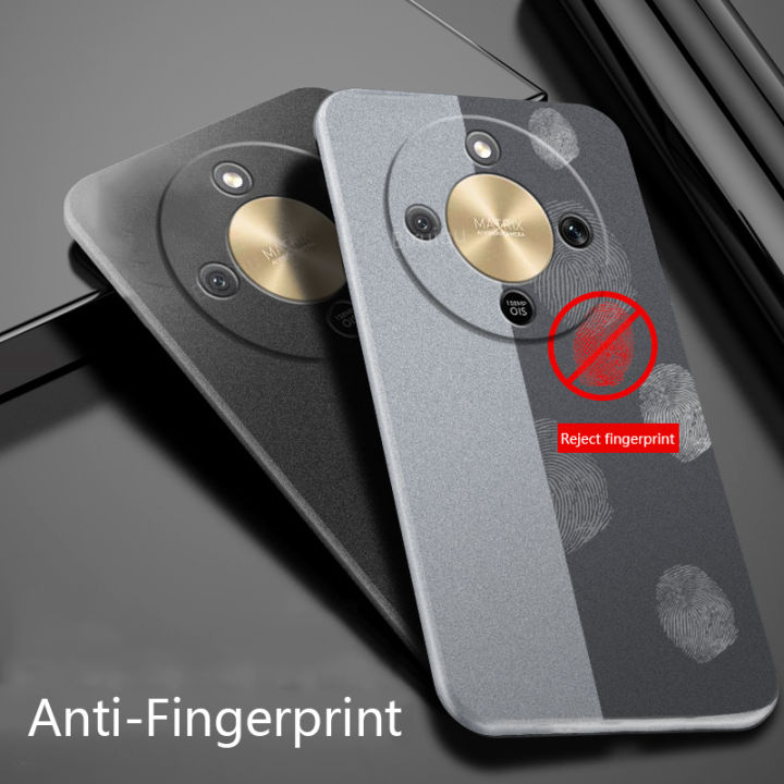 (Free%20Tempered%20Glass)Biruiqu%20For%20Honor%20X9D%20Shockproof%20Anti%20Slip%20Soft%20TPU%20Sandstone%20Matte%20Back%20Case%20Cover%20-%20Image%208