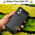 Walton Primo Y21 Back Cover Soft Silicone With Carbon Fiber Design Luxury Premium Back Case Y21 Walton Primo OrbitY21.