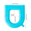 Waterproof Toilet Seat Cushion Bathroom Accessories Silicone Four Seasons Household Washable Paste Foam Toilet Cover. 