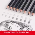8 Pcs Faber-Castell Graphite Pitt Matt Pencil Set HB, 2B, 4B, 6B, 8B, 10B, 12B, 14B Sketching Drawing Artists’ Quality Amour zii. 