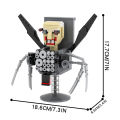 MOOXI Skibidi Toilet Set MOC Bricks Game Super Titan Corps Vs Monitor Man Action Figures Building Blocks Boy Toys Birthday Gifts.