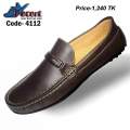 Men's black Loafer Slip On Shoes for Formal Dress Casual Leather Shoes. 