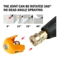 5 Pack Quick Connect Pressure Washer Nozzle Tips with Base-for SPX3000 Series & Universal Pressure Washers Durable. 