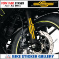 Fork Tube Sticker for all Bike - Puzzle Design ( Waterproof & Premium quality) / Bike Sticker Gallery.