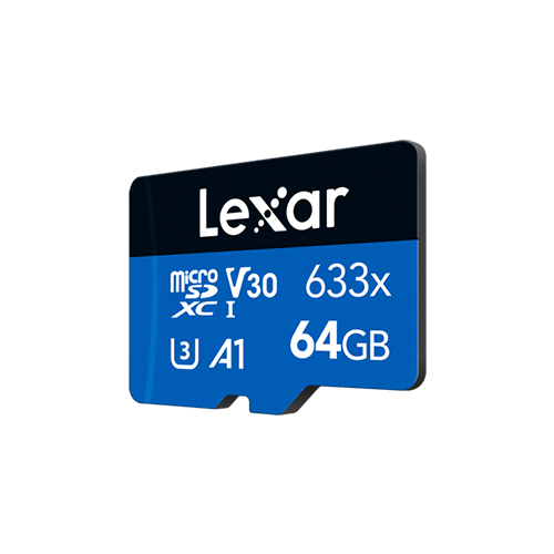 Lexar%2064GB%20High-Performance%20Class%2010(prod%20Life%20official%20warranty)%20633x%20microSDHC/microSDXC%20UHS-I%20Card%20BLUE%20Series%C2%A0Micro%20SD%20Card%20-%20Image%205