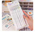 6 Colors Star/Heart/Moon/Drop/Square Stamp Double Headed Art Marker Highlighter Pen for Scrapbook Diary Poster Christmas Card. 