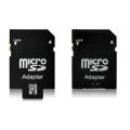 Micro SD to SD Memory Card Adapter - Black.