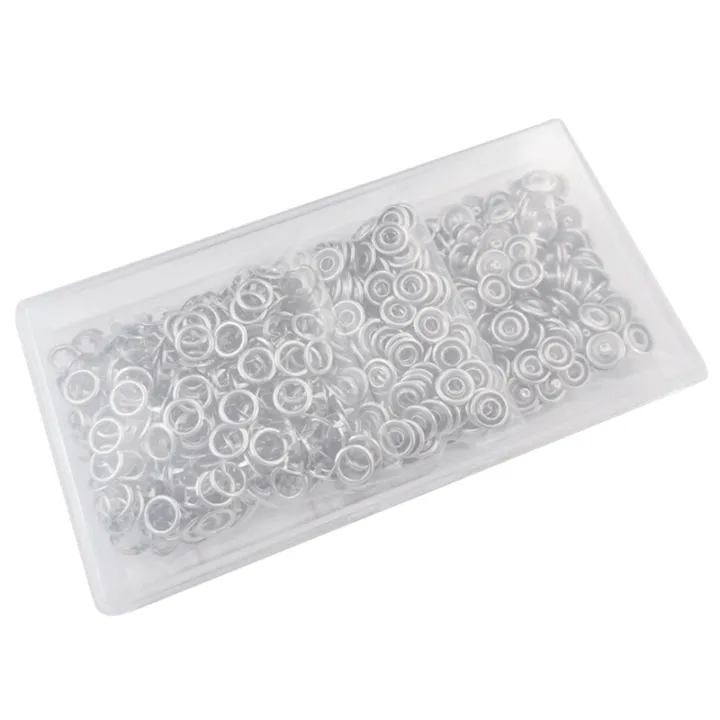 150%20Sets%20Snap%20Button%209.5Mm%20Open%20Snap%20Button%20Snap%20Fasteners%20Kit%20Snaps%20Buttons%20Silver%20for%20Sewing%20and%20Crafting,%20-%20Image%202