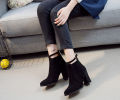 Suede womens british martin ladies boots fashionable design. 
