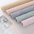 Beautiful flower Packaging gauze Delicate 50cmx4yard size Soft Packaging gauze Roll yarn Snow dot yarn net for Floral.