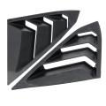16-17 Honda Civic Sedan Rear Quarter Panel Side Window Louvers Vent Pair ABS #3. 