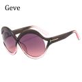 Brand Fashion Sunglasses Women Oversized 2023 Vintage Elegant Popular Luxury High Quality Sun Glasses Female Shades Oculos De So. 