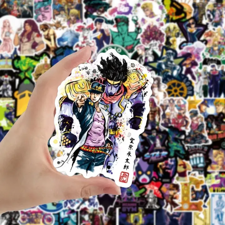 10/30/50/100pcs%20JoJo%20Bizarre%20Adventure%20Stickers%20Laptop%20Phone%20Case%20Travel%20Luggage%20Fridge%20Car%20Sticker%20Graffiti%20Anime%20Vinyl%20Decals%20-%20Image%205