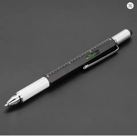 Multifunction%20Tool%20Pen,%206%20in%201%20Tool%20with%20Ballpoint%20Pen,%20Touch%20Screen%20Stylus,%20Ruler,%20Spirit%20Level,%20Flat-head%20-%20Image%204