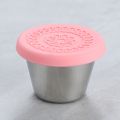 Stainless Steel Condiment Containers With Leakproof Silicone Lids Kids Sauce Dipping Cups Mini Dips Food Storage For Lunch Box Picnic Travel Bento Sauce Container. 