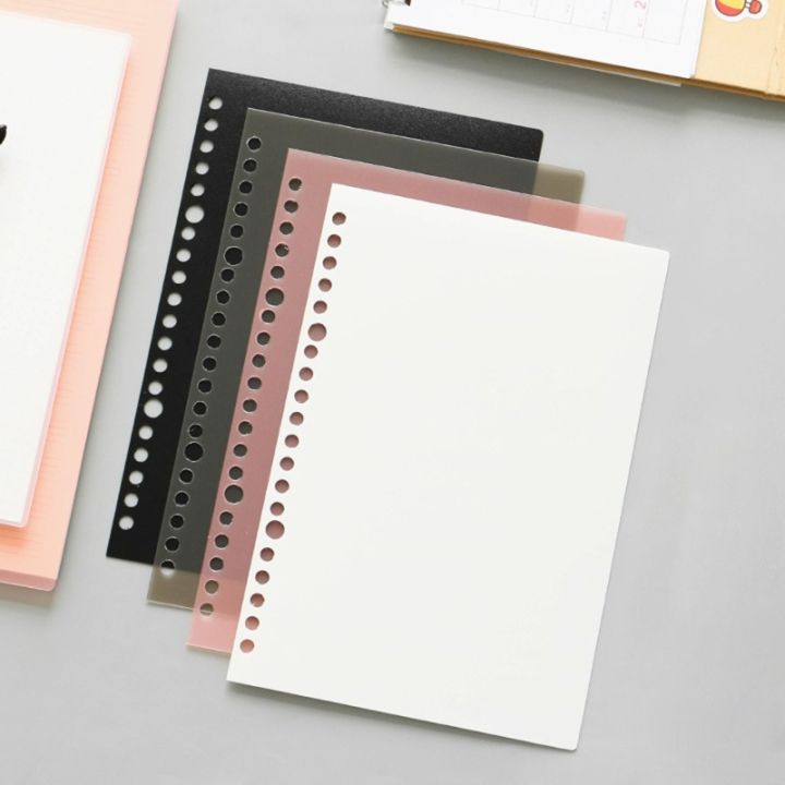 RAN%202%20Sheets%20A5%20B5%20Notebook%20Page%20Binder%20Candy%20Colored%20PP%20Loose-leaf%20Covers%2026%2020%20Holes%20Index%20Divider%20Separator%20Accessori%20-%20Image%207