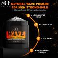 360 Wavy Frizz Control Gel Wave Control Pomade Hair Styling Wax Anti-Hair Loss Clay Hair Pomade for African Black Men Hair St.