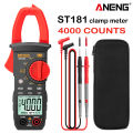 ANENG ST184 180 Digital Clamp Multimeter Meter 6000 Counts Professional True RMS AC/DC Voltage Current Tester Hz Capacitance Ohm. 